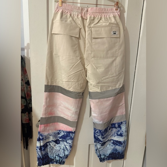 NWT GSOU SNOW Women's Pink Ski Snowboarding Snow Pants Size Large Waterproof - Picture 2 of 14